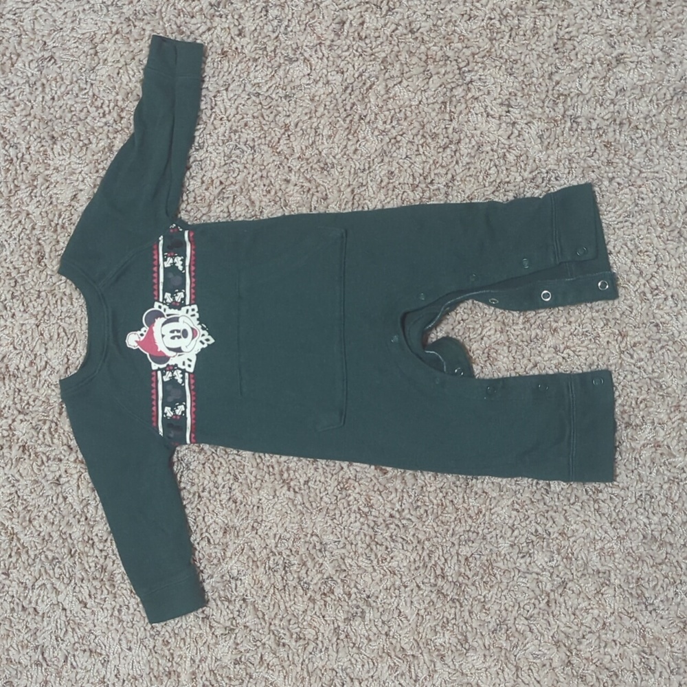 Disney Mickey mouse Christmas romper 3m